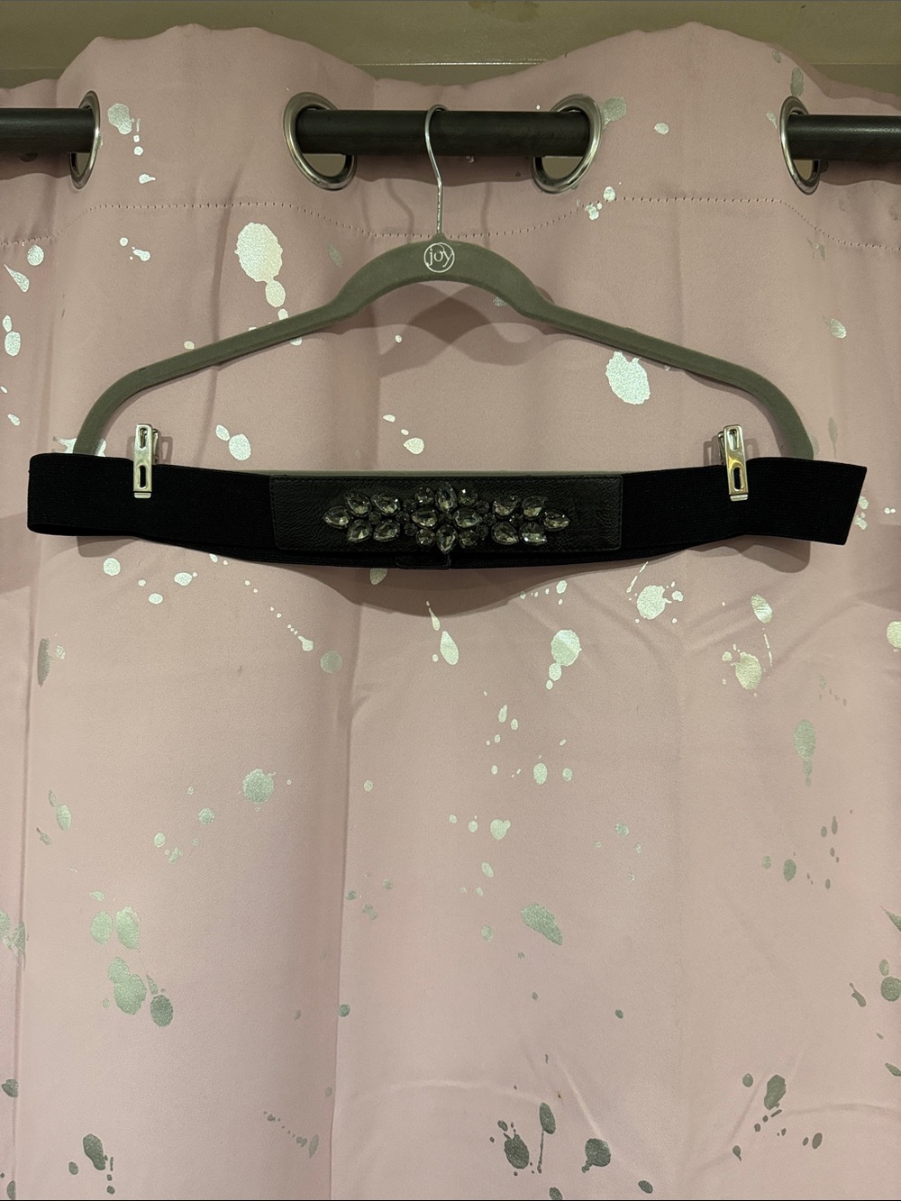 torrid Black Stretch Belt with Gem Embellishment